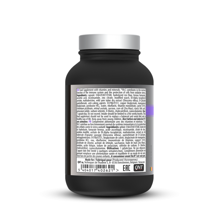 Multivitaminés Vegan pour femme 60 capsules